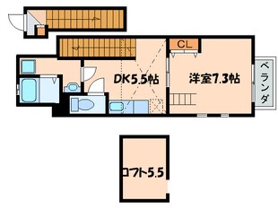 シダ－コンフォ－ル２番館の物件間取画像